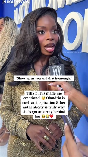 THISSS! I love @Olandria I love her something awful 🥹 she’s always been authentic to who is she and it’s so refreshing to have her as a role model and watch her shine ❤️ — Olandria at the 2026 ESSENCE Black Women in Hollywood Awards Ceremony #olandria #olandriacarthen #nicolandria #fypage #blowthisup