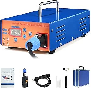Induction Heater, 1380W PDR Heat Induction Heater Machine Kit, Hot Box Dent Removal Car Dent Repair Kit, Harmless to Automotive Paint for Garage Home Personal