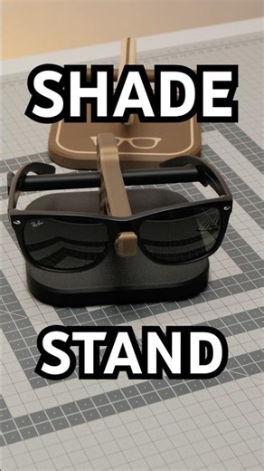 Fully 3D printed sunglasses holder for your favourite pair #3dprinting #sunglasses #storagesolutions