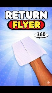 How to Make a Return Paper Plane That Comes Back 😱 #diycrafts #papercraft #paperplane #youtubeshorts