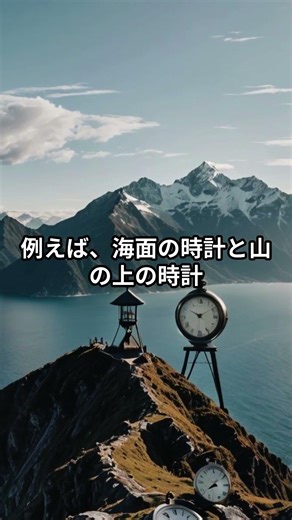 One second delayed by gravity