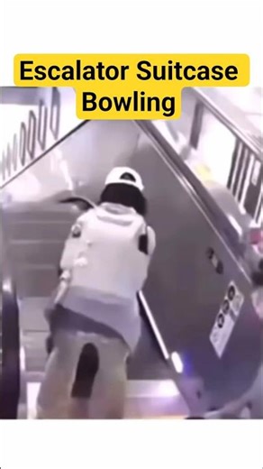#Escalator #Suitcase #Bowling