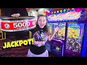 Won the HIGHEST Jackpot in the Whole Arcade!