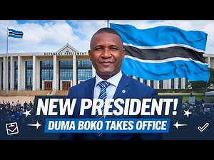 Botswana's New Era: Duma Boko Sworn In as President