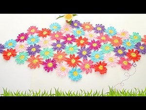 Crochet Floral Table Runner | Crochet Flower Motif | How to Crochet Flowers and Join Them Together