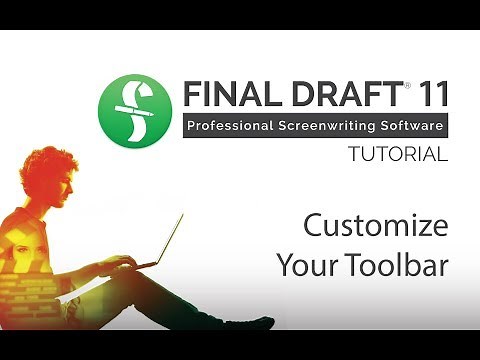 Customize Your Toolbar