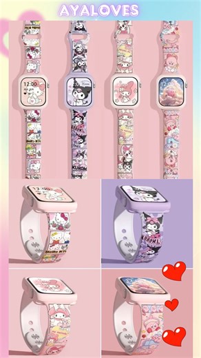 💕 Sanrio Watch Collection ⌚✨ | The Cutest Kawaii Accessories! #sanrioaesthetic #kawaiilifestyle