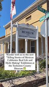 Wander with us to the Tuolumne County Museum to see the new exhibition "Telling Stories of Mexican California: Real Life and Myth Making" 🖼️ Located in the heart of Downtown Sonora, this traveling exhibition broadly outlines California's history leading up to statehood as a backdrop to factual and fictional stories that emerged after the US takeover. It considers individuals and families of Spanish Mexican descent who told their stories, and looks at some of the early narratives that helped cre