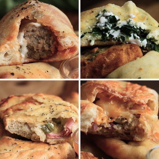 12M views · 114K shares | Mini Calzones 4 Ways FULL RECIPES:...