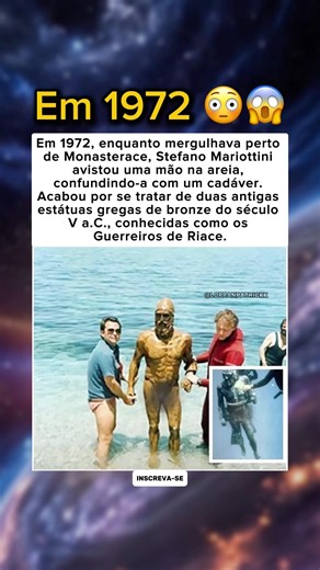 O mergulhador que encontrou estátuas gregas de 2500 anos! 🗿🌊