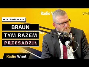 Grzegorz Braun went too far this time. The broadcast was interrupted. "There are limits to politi...