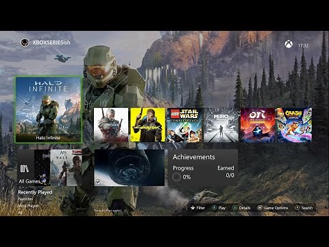 XBOXSERIESish v1.3.1 Showcase - An XBOX Series UI Inspired Theme