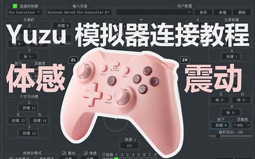 YUZU模拟器[体感]连接教程-