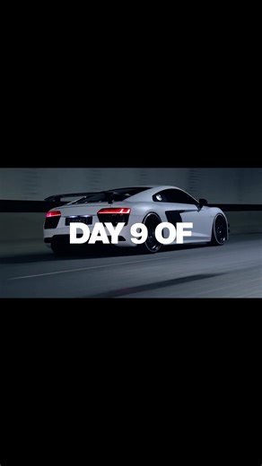 Day 9 of Designing a Car Poster - AUDI R8 V10
