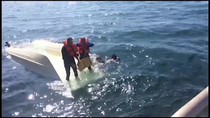 The Coast Guard is there to lend a helping hand when mariners need it. Check out this video of a capsized boat rescue. | Go Coast Guard