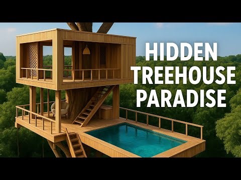 "Luxury Treehouse with Private Pool | Hidden Eco Paradise in the Forest 🌲🏡"