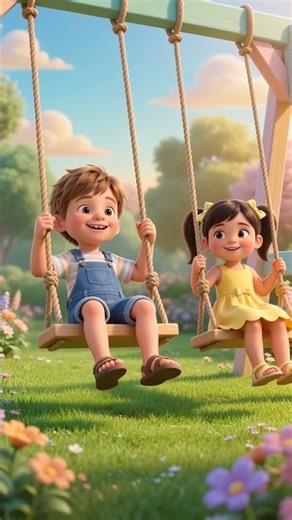 Joyful Playground Swings | song for kids | Nursery Rhymes