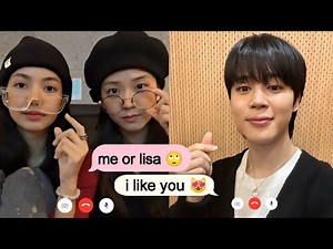 Bts Jimin purpose Prank | lisa or jisoo | English dubbed