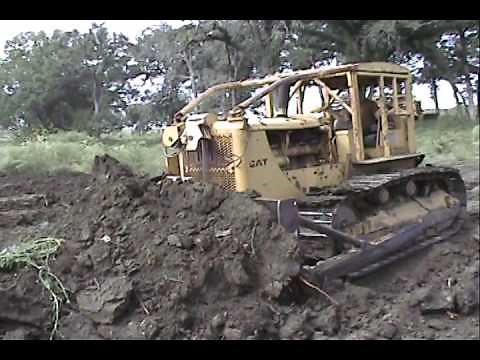 Cat D7 pushing dirt