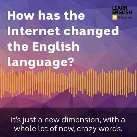 How has the internet changed English