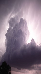 Do you see the face?? 😨⚡ This ghostly, tornado-warned supercell, only revealed by lightning had my hairs standing on end. One of the most surreal storms I’ve ever chased in North Dakota a few months ago. #LightningStorm #Supercell #StormChasing #ExtremeWeather #NatureUnleashed | Ricky Forbes