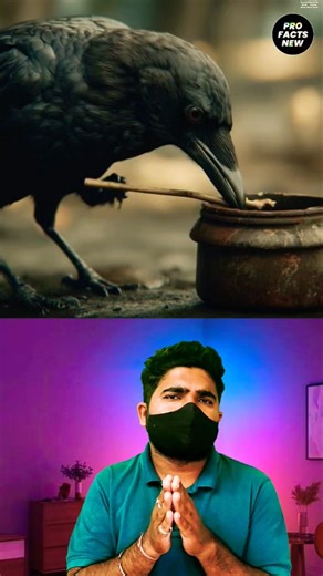 Smartest Bird In The World 🦆 #shorts #facts #birds #crow