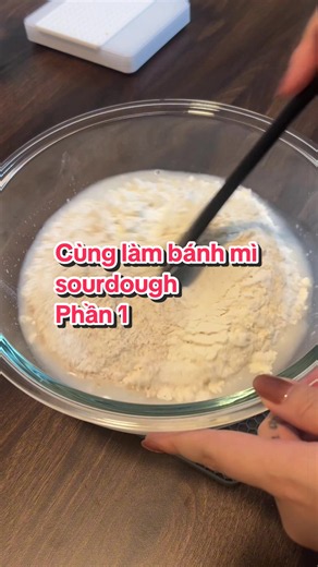 Công thức bánh mì sourdough nồi gang 22cm - công thức chi tiết