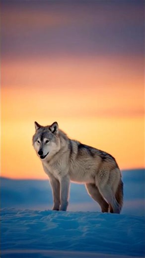 Wolf Howl So Real You’ll Feel It 🐺🔥 #NatureShorts #DreamScreenAI