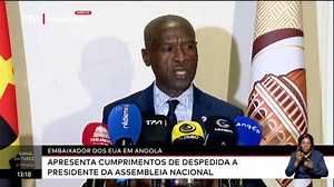 4.8K views · 119 reactions | Embaixador dos EUA em Angola - Apresenta cumprimentos de despedida a Presidente da Assembleia Nacional | Televisão Pública de Angola - TPA "Oficial" | Facebook