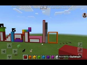 Minecraft building numberblocks 16-20