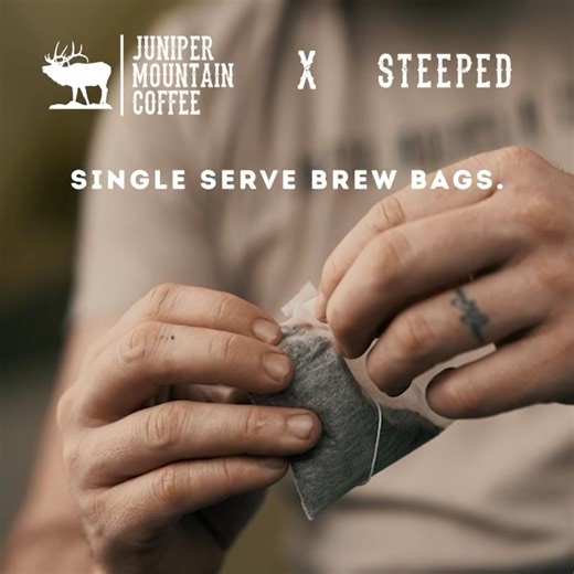 Our brew bags are the easiest way to make a quality cup of coffee anywhere you have a way to boil water. | Juniper Mountain Coffee