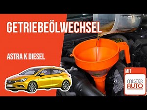 How to change the gearbox oil in an Astra K 1.6 CDTI 🛢