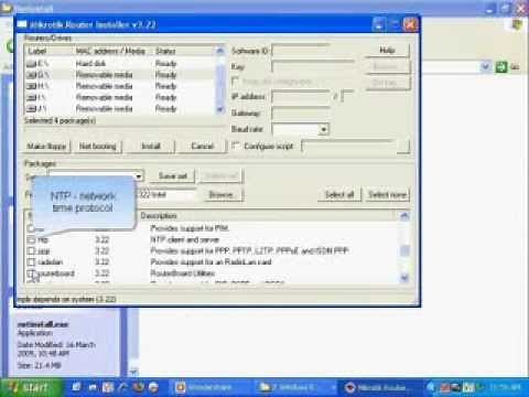 How to make a bootable CF card using MikroTik's Netinstall utility