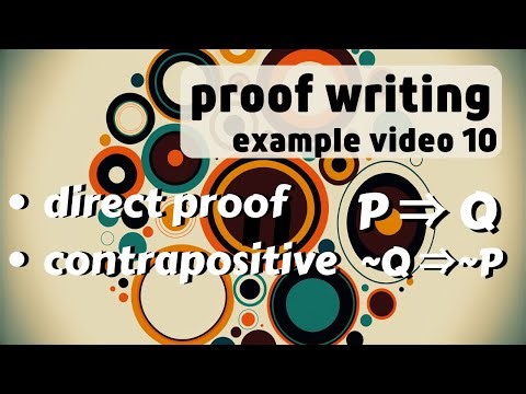 examples of proving conditionals -- proof writing examples 10