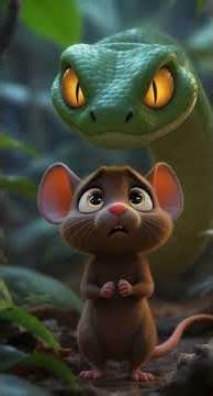 Mouse & Snake # animation #shorts #hindidubbed #yt