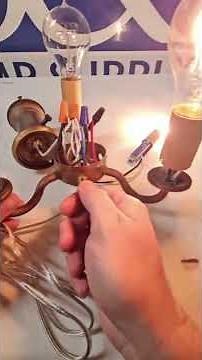 How to Wire a Floor Lamp Instructional Part 2 #diy #lamp
