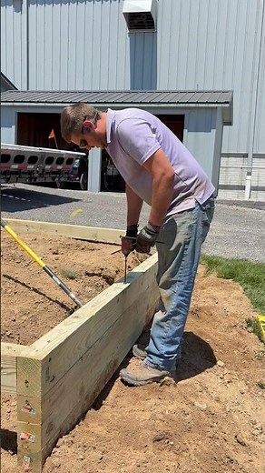 Building a framed gravel shed pad #construction #gravel #shedpad