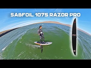 Parawing session on the SABFOIL 1075 Razor Pro