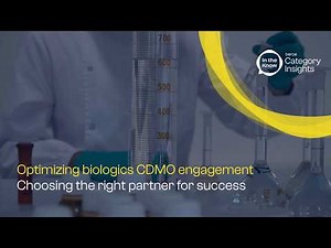 Optimizing biologics CDMO engagement: Choosing the right partner for success