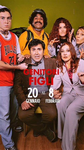 Teatro7 on Instagram: "🎭✨ PROMO SPECIALE | Genitori VS Figli ✨🎭 📅 20 Gennaio – 8 Febbraio Cosa succede quando un figlio dice: “io quitto”? Una famiglia va in crisi… e il pubblico si prepara a ridere, emozionarsi e riflettere 💥 Tra equivoci, corse contro il tempo e situazioni rocambolesche, emerge una verità potente: ❤️ l’amore autentico nasce dall’accettare le fragilità e andare oltre le apparenze. 🎟️ Promo speciale disponibile per un periodo limitato 📲 Info e prenotazioni su WhatsApp: 064