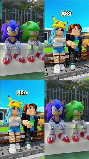 Sonic When You Think Alike vs Original #sonic #funnyshorts