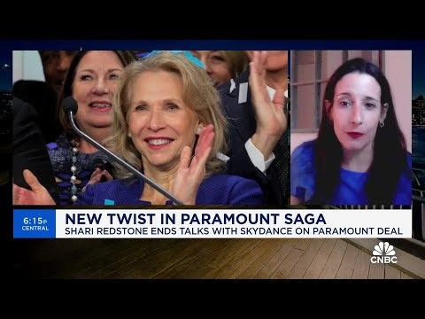 Shari Redstone ends talks with Skydance on Paramount deal, reports WSJ