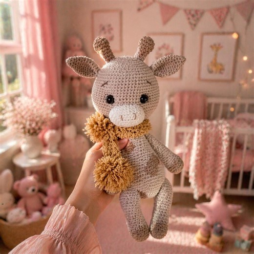 Crochet Giraffe Amigurumi Toy Pattern, Beginner Friendly Plush Animal (PDF Download) - Etsy