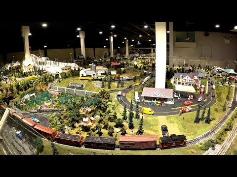 CHOO CHOO BARN (Traintown, U.S.A.): Gigantic Model Train Layout: Strasburg, PA.! (4K)