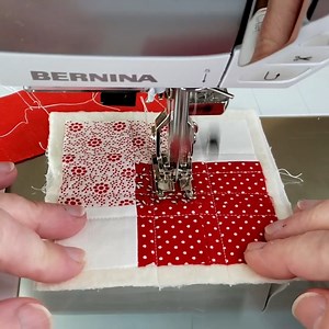 #SundayFootFunday The BERNINA Patchwork Foot #97D was used to create some adorable mini patchwork ornaments! Simple 9-patch blocks are perfect for decorating the tree, adding to a wrapped gift or hanging anywhere you want a little cheer. Learn how to make mini patchwork ornaments on the blog at #WeAllSew: https://bit.ly/3ycWEQ3 #berninausa #madetocreate #happyholidays | BERNINA USA