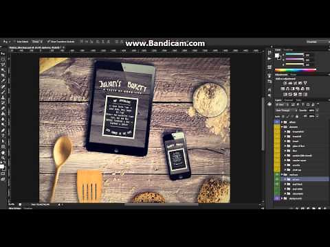 Bakery mockup