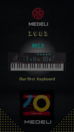 The MC3 was the first keyboard produced by Medeli. But it was not the first product. The very first product from Medeli was not a musical instrument. But uses the fingers. Guess what product is! | Medeli Electronics