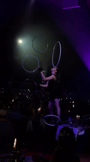 Super Combo with Hoops ! ⭐️ #top #circus #showtime #hoops #tricks