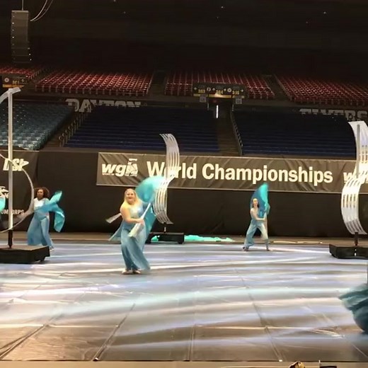 Colorguard Performance Highlights from Hendrickson High School