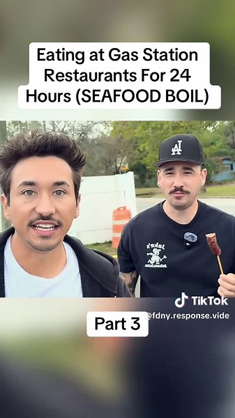 24 Hours Eating at Gas Station Seafood Restaurants